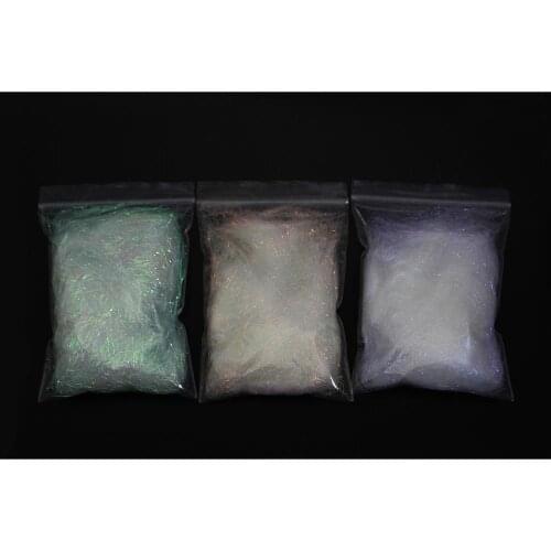 Tigofly 3 packs/lot Dubbing UV Ice Dub 4g/pack Thread Holographic Fibers Wing Trout Nymph Fly Tying Materials