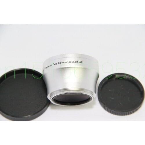 37mm 2.0x TELE Telephoto LENS for Camcorder 37 mm 2x Silver