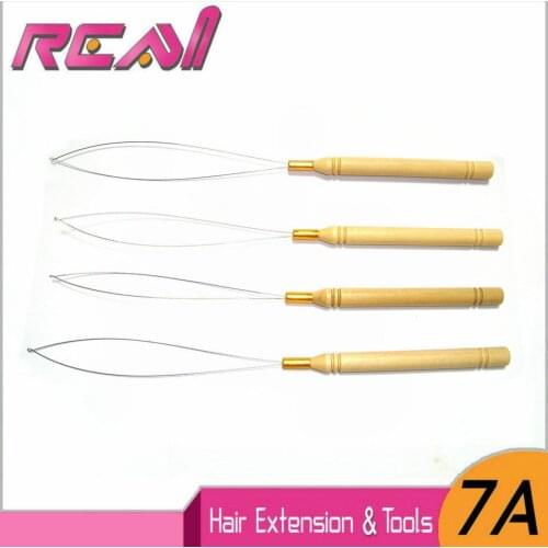 5Pcs Loop Hair Tool Loop Threader Needle For Micro Ring Hair Extension Tools