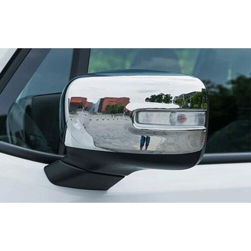 ABS Chrome Car Rearview Mirror Panel Cover Trim For Jeep Renegade 2015 2016 2017 2018 2019 Accessories Car Sticker Styling