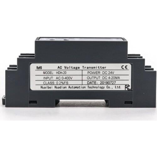 24vdc power supply 4-20ma single phase pulse mini voltage transducer