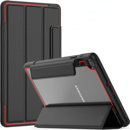 For 2019 Samsung Tab A 10.1 Cove With Pencil buckle SM-T510 SM-T515 Leather Samsung Galaxy Tab A 10.1 Case Tablet Smart Cover