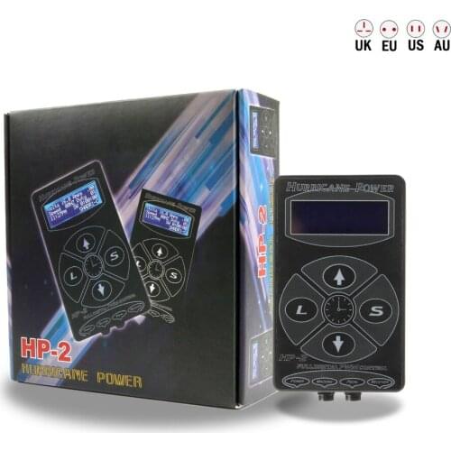 Tattoo Power Supply Upgrade Tattoo Machine HP-2 Intelligent Digital LCD Makeup Dual Power Tattoo Supplies Set US/EU/UK/AU plug