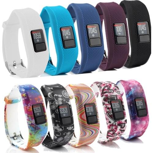 Honecumi Bulk Pack For Garmin Vivofit 3 Band Replacement with Metal Secure Watch Clasp Wrist Strap Bands For Garmin Vivofit JR