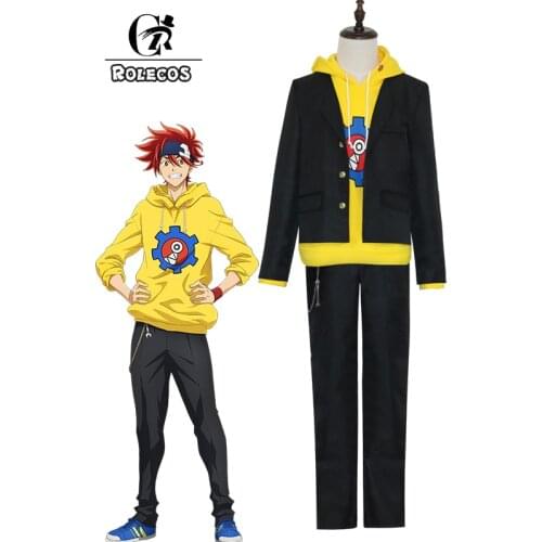 ROLECOS SK8 the Infinity Reki Kyan Cosplay Costumes SK∞ Cosplay Men Cosutmes Anime Cos Sportswear Coat Pants