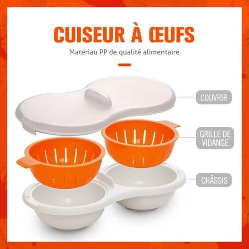 Wonderlife Draining Egg Boiler Egg Poacher Steamer Set Kitchen Egg Cooker Egg Mold Form Perfectly Poaches Eggs Kitchen Tools