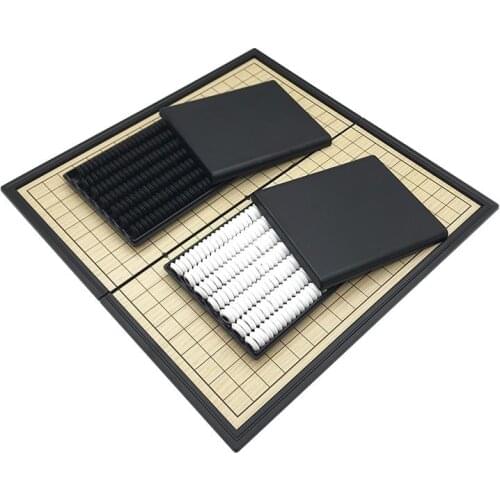 Hot Go Game Magnetic Folding Entertainment Go Game Pieces Magnetic Adult Childrens Training Chess Board Game Wei Qi Gift