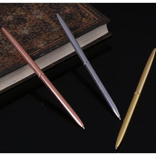Metal Ballpoint Pen Slim Ball Pen for business Writing Office School Supplies 53CC