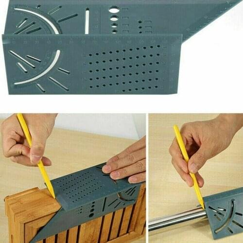 Multifunction Woodworking Three-Dimensional Positioning Rule 3D Mitre Angle Measure 3D Corner Measurement Shaped Feet