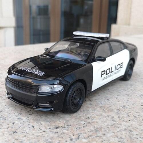 1:24 Dodge Charger Pursuit Classic Car Alloy Sports Car Model Diecasts Metal Simulation Toy Car Model Collection Childrens Gift
