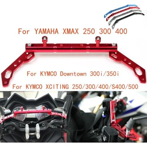 Motorcycle Cross Bar Adjustable Handlebar Balance Lever GPS Phone Holder Stand For YAMAHA X-MAX XMAX 250 300 400 125 XCITING 250