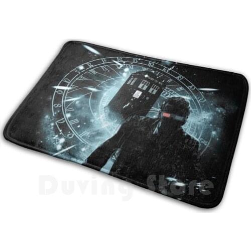 GallifreyS Run Soft Non-Slip Mat Rug Carpet Cushion Dr Who Tardis Whovian Tv Show Time Lord Daleks David Tennant