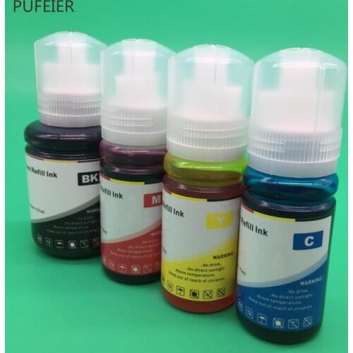 4PCS 502 102 104 T502 T102 T104 Refill Dye Based Ink Kits For Epson ET-2700 ET-2710 ET-2711 ET-2750 ET-3700 ET-3750 ET-4750