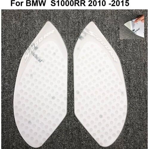 New Transparent Anti slip Fuel Tank Pads Side Gas Knee Grip Traction Pad For BMW S1000R S1000RR 2010 2011 2012 2013 2014 2015