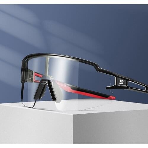 ROCKBROS Color-Changing Cycling Glasses Polarized Myopia Men Women Running Outdoor Sports Sand-Proof Bicycle Accessories