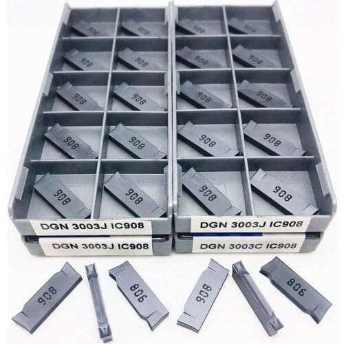Slotting DGN3003J / 3003C IC908 CNC carbide inserts for grooving tools DGN 3003J IC908 for cutting tools, lathe parts tools