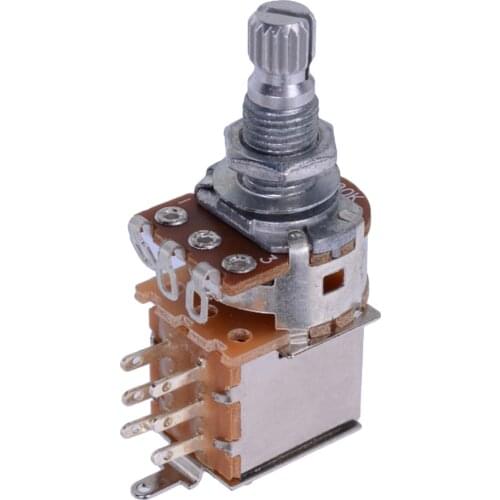 Guitar Potentiometer A500K Musical Instrument Parts for Electric Guitar 48x25mm