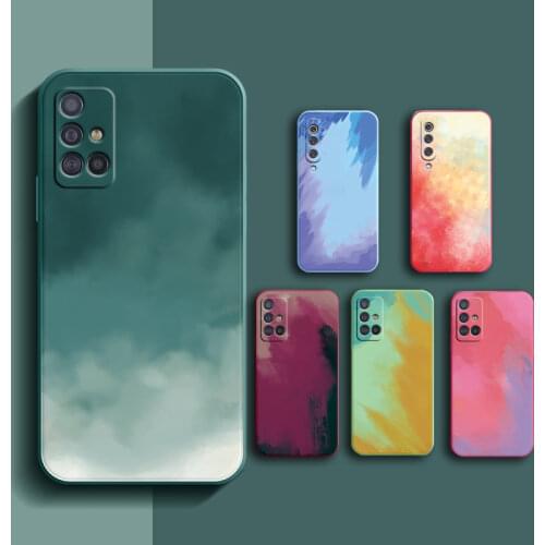 Silicone Phone Case For Samsung Galaxy A50 A30S A30 A20 A51 A71 4g A7 2018 A10 A10S A20S A01 A31 A11 A21S A72 A12 A52 A32 Cover