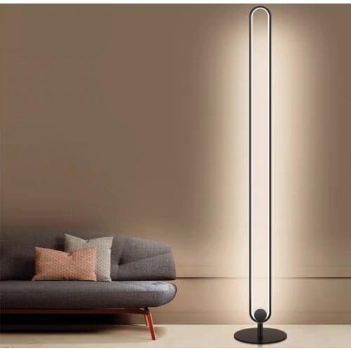 Minimalism LED Corner Floor Lamp Colorful Living Room Decoration Floor Light Bedroom Bedside Standing Lamps Indoor Lighting