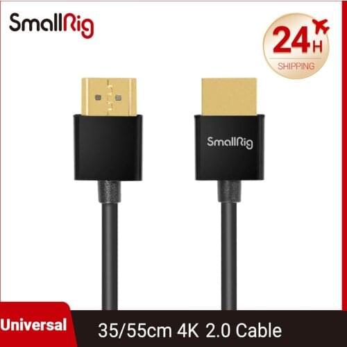 SmallRig Ultra Slim 35/55cm 4K 2.0 Cable for DSLR/ monitor/ wireless video transmitter & receiver 2957