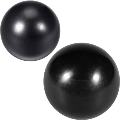Uxcell Thermoset Ball Knob Female Threaded Machine Handle Diameter Smooth Rim Black to Lawn Mowers Exercise Equipment 11size