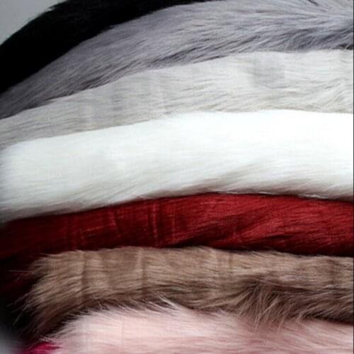 High-end imitation fox plush cloth clothes fabric clothing doll background cloth counter carpet