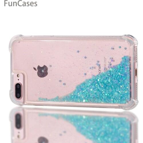 Fluid Case sFor Hoesje iPhone 7 Plus Soft Silicone Phone Case Capinhas Transparent Fitted Case sFor iPhone 8 Plus Debloque Ajax