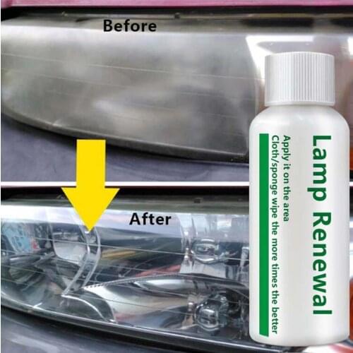 Car Maintenance Liquid 20/50ml Car Headlight Restoration Polishing Coat Lamp Retreading Agent Lamp Renovation