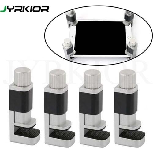 4pcs/Set Adjustable Fixture For iPhone iPad LCD Screen Lamination Fastening,Clamp with Rubber Gasket,LCD Digitizer Repair Tool