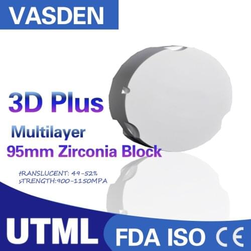 A2 SHT multilayer preshaded zirkonzahn disc dental CAD CAM zirconia material zirconium blocks for dental lab