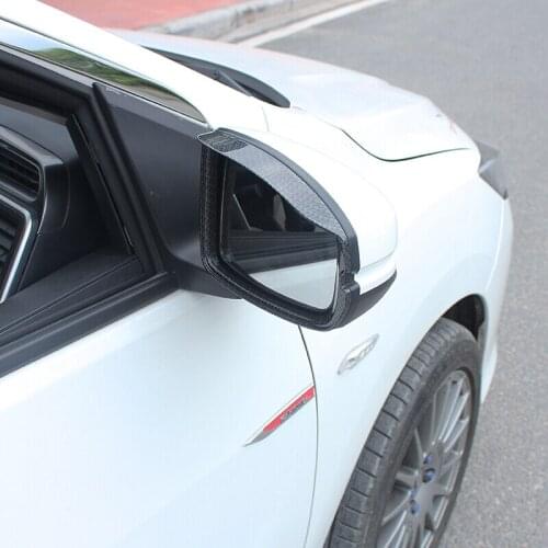 ABS Chrome for Honda City 2015 2016 2017 2018 Accessories Car Rearview Mirror Block Rain Eyebrow Cover Trim Car Sticker Styling