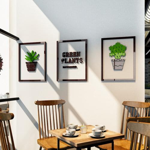 WS35 Ins Acrylic wall stickers acrylic 3D wall stickers celebrity stickers bedroom living room sofa wall decoration