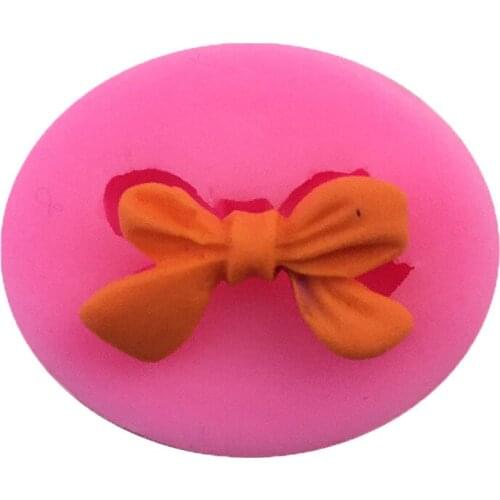 Bows Butterfly Silicone Mould fondant wedding cake decoration tools Sugar craft Silicone Cake Mold Bow Tie Shape