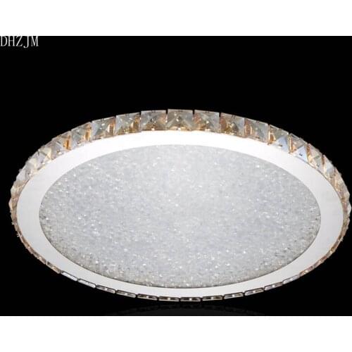 Free shipping For DHL OR UPS Luxury Crystal Bedroom Lamp Modern LED Ceiling Light For Living Room Dia60*H10cm Lustres de sala