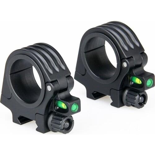 Canis Latrans Tactical 30-35mm Scope Mount Ring Scope Mount with Bubble Level for Hunting Shooting PP24-0138
