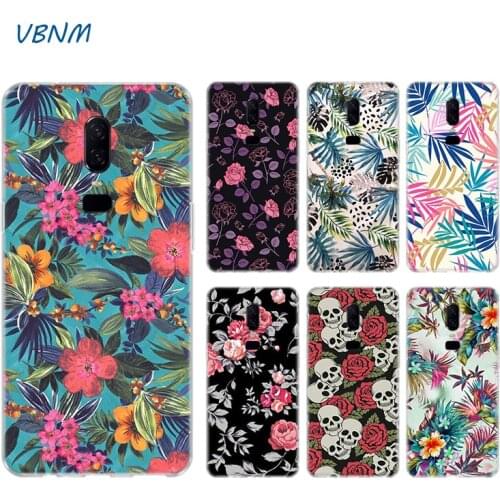 Beautiful Color Flowers Case For OnePlus 1+ 8 8T Nord 7T 7 Pro 6 6T 5 5T 3 3T Silicone Rubber TPU Coque Cover
