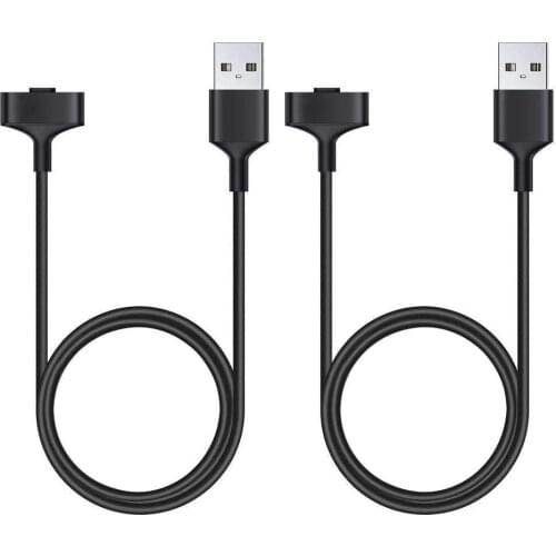 2 Pack Compatible for Fitbit Lonic Charging Cable,Replacement Cable Compatible Fitbit Ionic Smartwatch Accessories USB Charger C