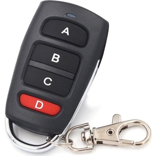 Copy Remote Control 433.92MHz Cloning Duplicator Wireless 4 Keys Universal Waterproof Handle Garage Gate Electric Door Key