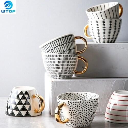 Creative Nordic Style Ins Ceramic Special Shaped Mug Large Capacity Water Simple Coffee Breakfast Cup Drinkware Home Coffee Shop