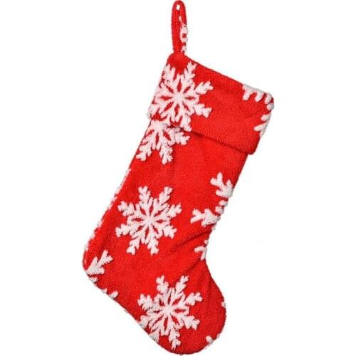 Lightweight Funny Christmas Tree Knitted Stocking Decor for Festival
