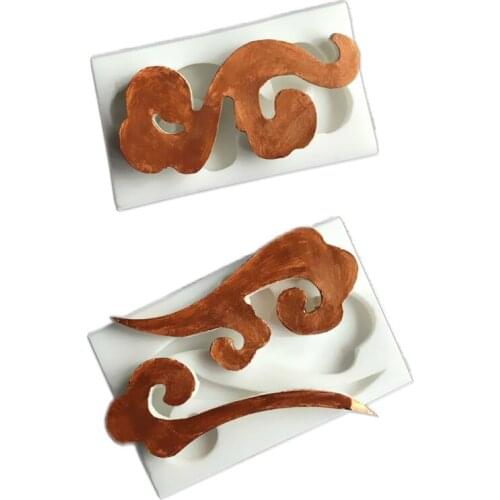 Lucky Cloud Fondant Cake Silicone Mold Cookie Ice Cream Molds Biscuits Candy Chocolate Mould Baking Cake Decoration Tools Clay