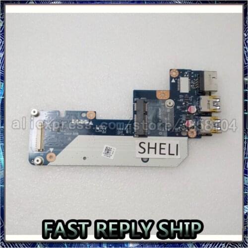 SHELI For Dell 5520 7520 Laptop USB Board Ethernet Lan Board LS-8242P CN-0962WP