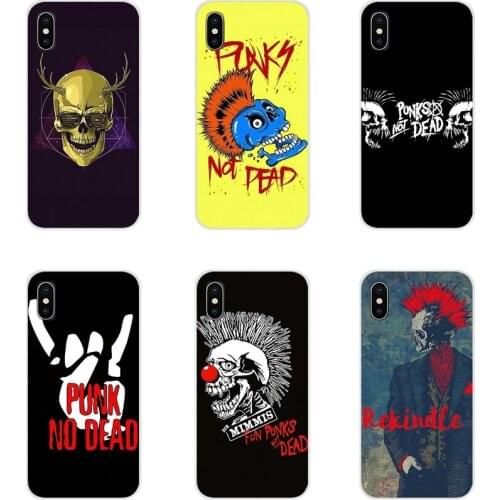 For Huawei G7 G8 P7 P8 P9 P10 P20 P30 Lite Mini Pro P Smart Plus 2017 2018 2019 Silicone Phone Skin Case Punks not dead Flexible