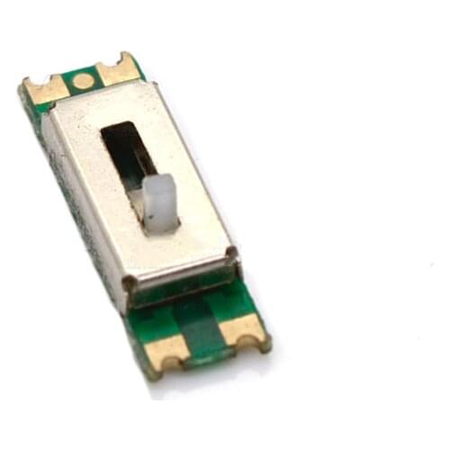 Taidacent 100 Pcs Straight Sliding Potentiometer 100K 10K Potentiometer Single SMD 4P Small Audio Taper Pot Wiper Potentiometer