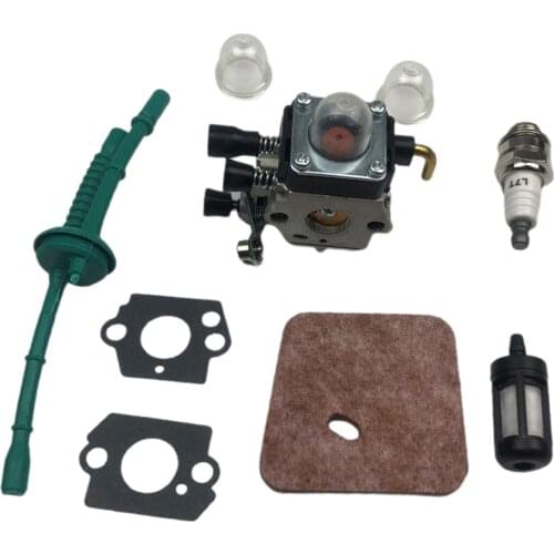 Fuel Filter Carburetor Gasket Set for STIHL FS38 FS46 KM55 HL45 KM55R FS45C FS74 FS80 FS310 Attachment