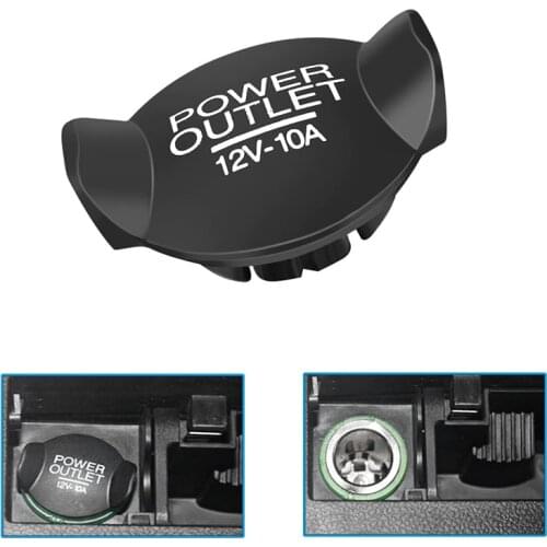 Ansblue 1PCS Universal Cigarette Outlet Cover Cap 12V 21mm New Black Socket Lighter Cap For Ford /Focus /Fiesta /Mondeo