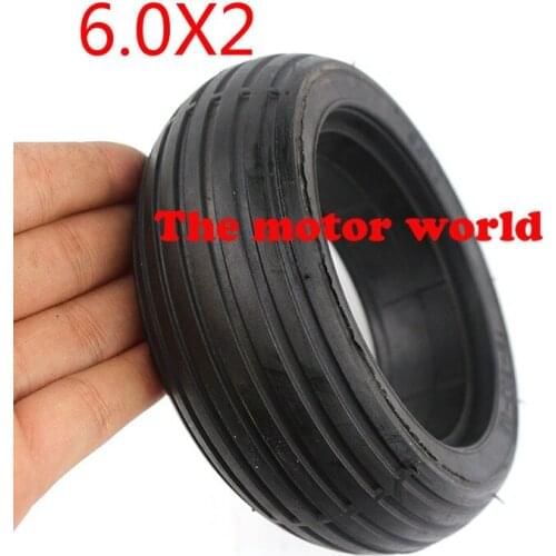 High performance 6.0x2 rubber solid tire fits for Electric Balanced Car Electric Scooter 6.0*2