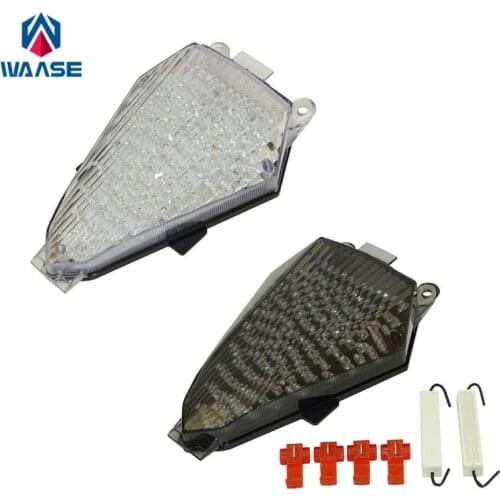 Waase For Yamaha YZF R6 RJ15 2008 2009 2010 2011 2012 2013 2014-2016 E-Mark Tail Light Brake Turn Signals Integrated LED Light