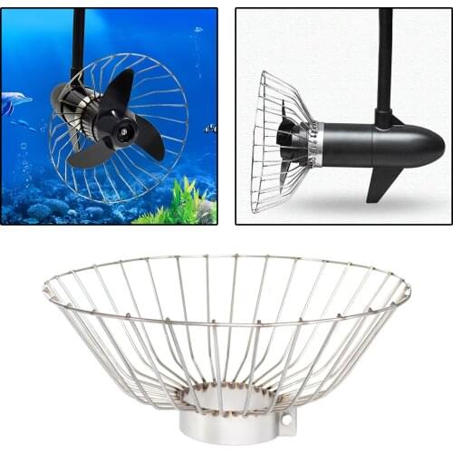 Marine Outboard Propeller Safety Net Cover Guard Rubber Boat Dinghy Propulsion Motor Cage
