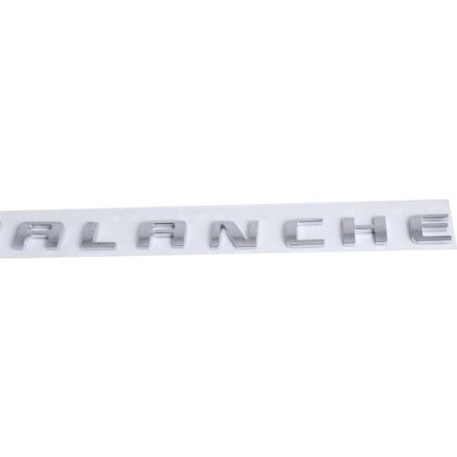 1x 3D AVALANCHE Letter Nameplate Tailgate Emblem Badge for Chevy Avalanche